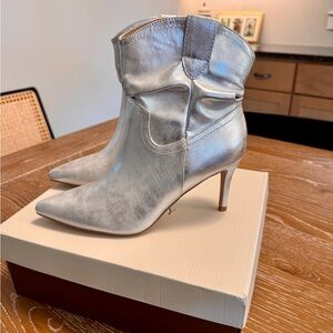 Silver Cowgirl Boots